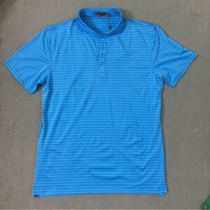 G/Fore Club Stripe Tech Jersey Slim Fit Golf Polo Mens XL